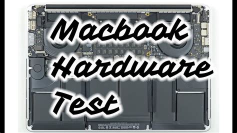 macbook pro diagnostics test